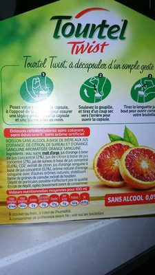 Tourtel - 6x27,5cl tourtel twist ora sanguine - 0.00 degre alcool