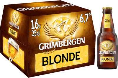 Grimbergen Bière d'Abbaye 16X25CL GRIMBERGEN BLONDE 6.7 DEGRE ALCOOL