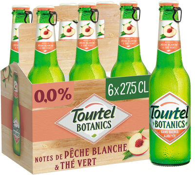 Tourtel 6X27,5 TOURTEL BOTANICS PECHE 0.0 DEGRE ALCOOL