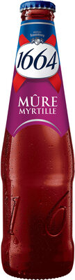 Biere blanche aux saveur mure myrtile