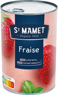 Fraises entières au sirop léger