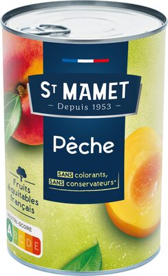 Pêches avec jus naturel
