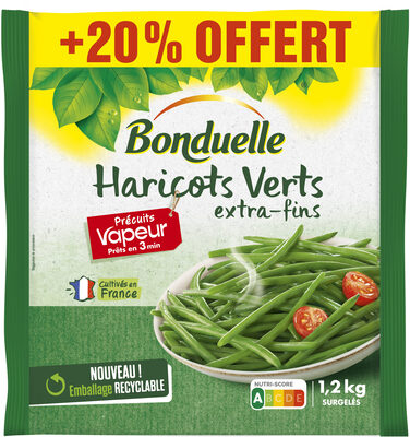 Haricot Vert EF Précuit Vapeur 1200
