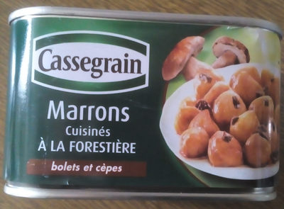 Marrons cuisinés à la Forestière