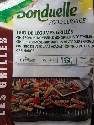 Trio de légumes grillés