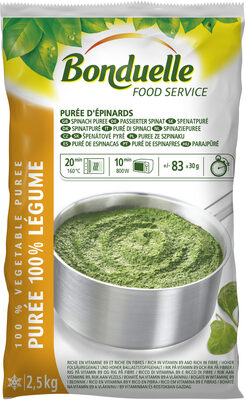 Purée épinard 100% légume CE2 OF