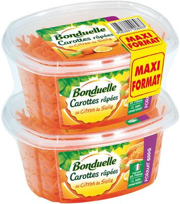 Carottes rapees au citron de sicile
