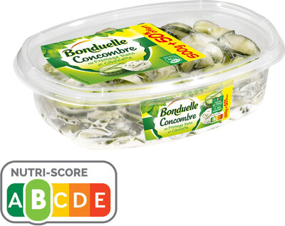 Concombres au fromage blanc et ciboulette