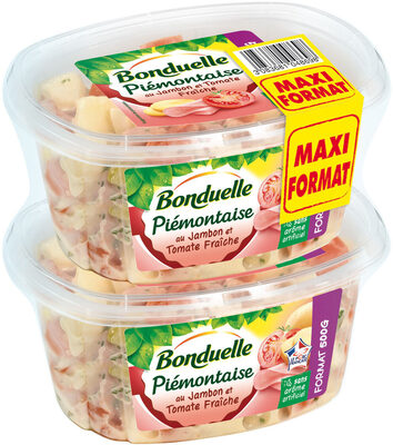 Piemontaise au jambon et a la tomate fraiche