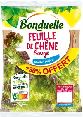 Feuille de chêne rouge 125g + 30%
