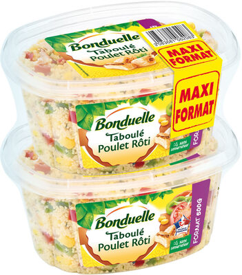 Taboulé poulet Lot promo Maxi format 2x500g