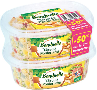 Taboulé poulet Lot promo 2è-50% 2x300g
