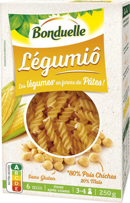 Légumiô - Pois Chiches et Maïs en Fusilli