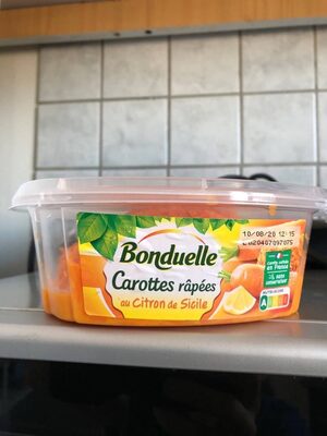 Carottes râpées au citron de Sicile