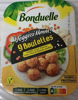 9 boulettes préfrites et précuites