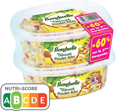 Taboulé au Poulet Rôti Bonduelle 300gx2 2éme à -60%