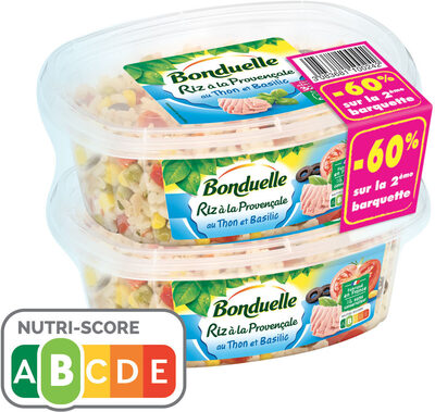 Riz à la Provençale au Thon & Basilic Bonduelle 320gx2 2éme à -60%