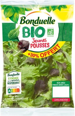 Jeunes pousses BIO 100g+30%