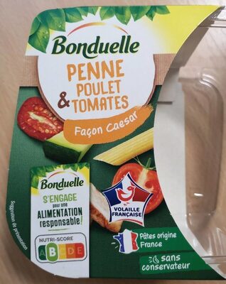 Penne Poulet & Tomates Façon Caesar