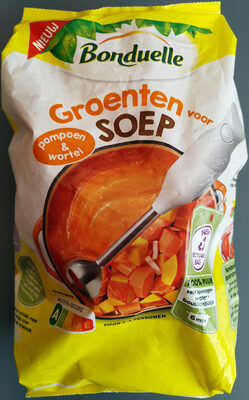 Groenten voor soep pompoen & wortel