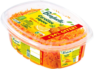 Carottes râpées 1kg +34% offert