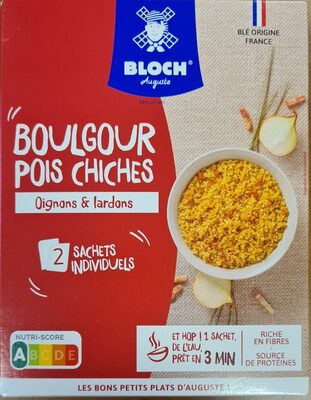 Boulgour & Pois chiches Oignons et Lardons