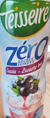 Cassis zéro sucre