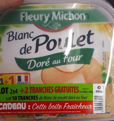 Blanc de poulet dore au four