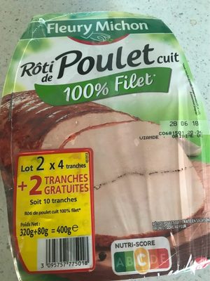 Roti de poulet cuit