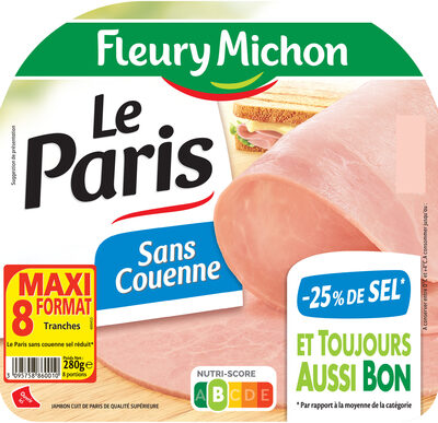 Le Paris sans couenne  - 25% de Sel* - 8 tr.