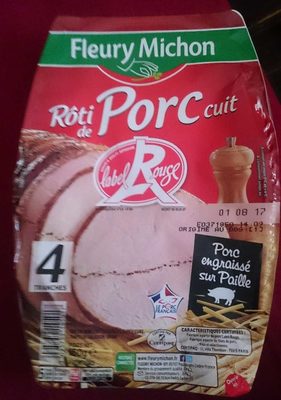 Rôti de porc cuit