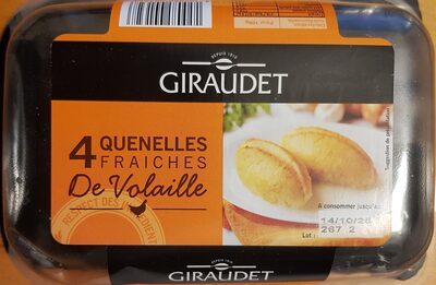 4 quenelles fraîches de volaille