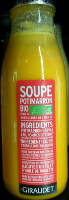 Soupe potimarron bio