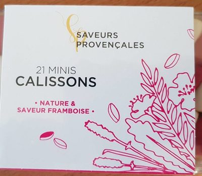 21 Minis Calissons nature & saveur framboise