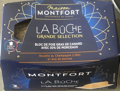 Bloc de foie gras de canard avec 30% de morceaux