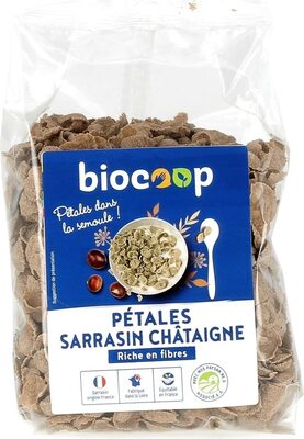 Pétales de sarrasin chataigne