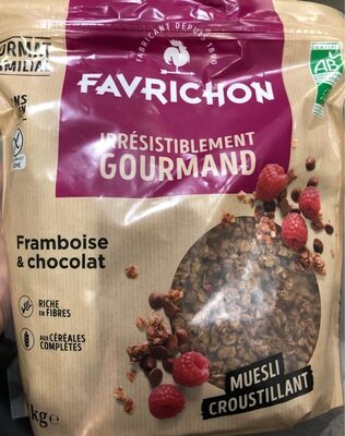 Muesli croustillant chocolat & framboise