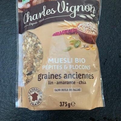 Muesli bio pépites & flocons graines anciennes