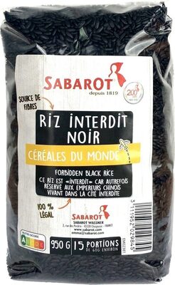 Riz interdit noir