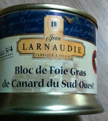 Bloc Foie Gras De Canard Igp Sud Ouest