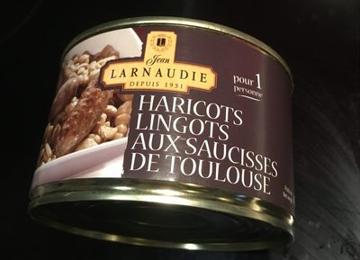Haricots lingots saucisses de Toulouse