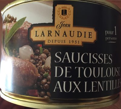 Saucisses de  Toulouse aux lentilles