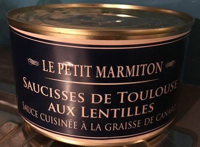 Saucisses de Toulouse aux lentilles