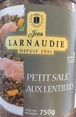Petit salé aux lentilles