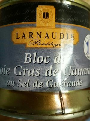 Bloc de foie gras de canard au sel de guérande