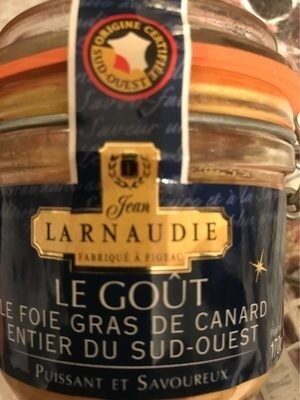 Le goût le foie gras de canard rntier du sud-ouest