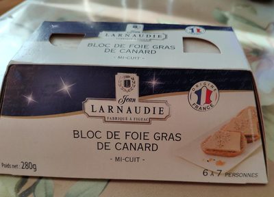 Bloc de foie gras de canard