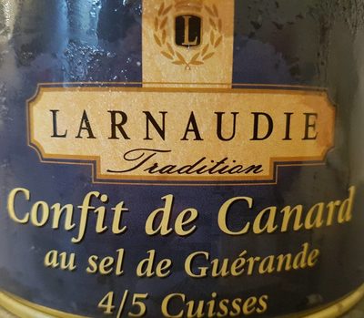 Confit de canard au sel de Guérande