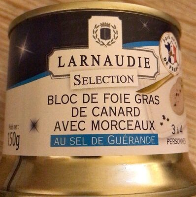 Bloc de foie gras de canard avec morceaux au selde Guérande