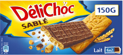 Biscuits Délichoc sablés Lait - 150g